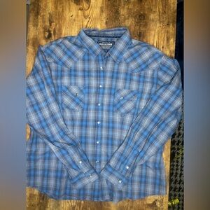 Rough Stock by Panhandle Men’s XL Pearlsnap button down